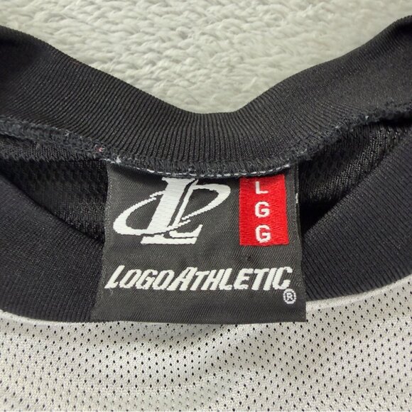 Vintage 90s Rolling Stones Logo Athletic Men's Sz Large Oversized Hockey Jersey - Picture 2 of 15